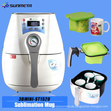 Neueste Produkt 3d Mini Sublimation Vakuum Maschine für Sublimation Becher Druck